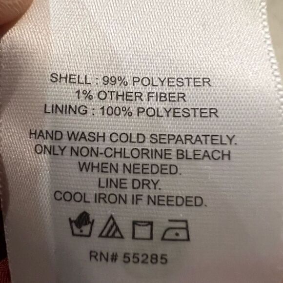 Express Metallic Dot V-Neck Smocked Top size M - Picture 6 of 6